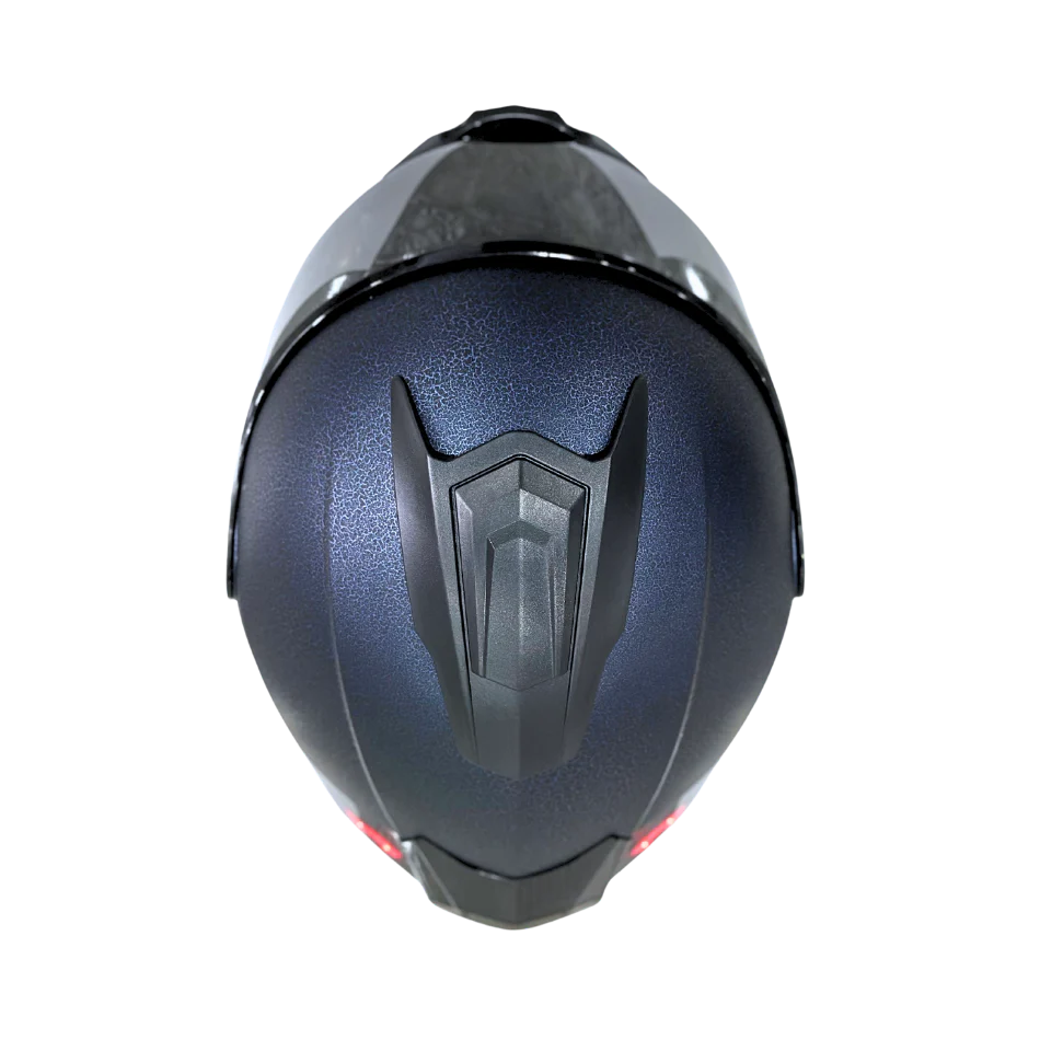 Casco EDGE Abatible Boston Sólido Azul Certificación DOT | ECE - Image 8