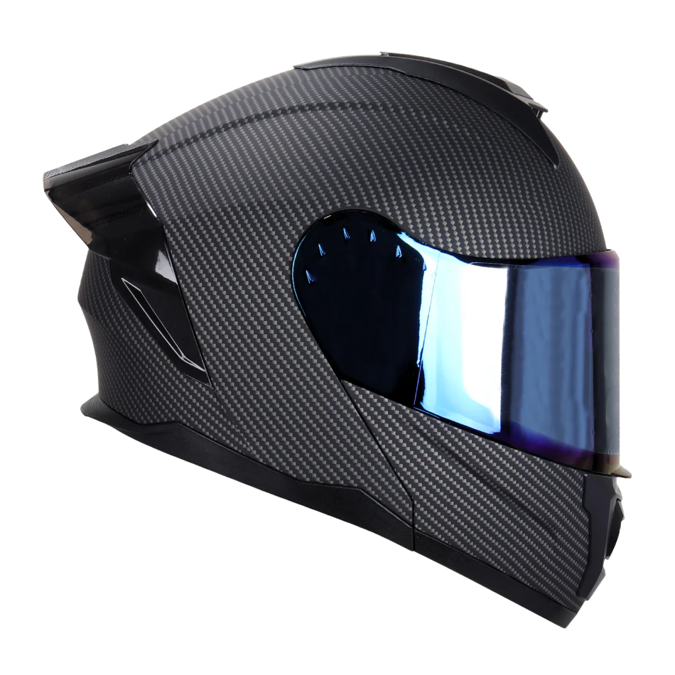 Casco EDGE Abatible Boston Diseño Carbón Certificación DOT I ECE - Image 5
