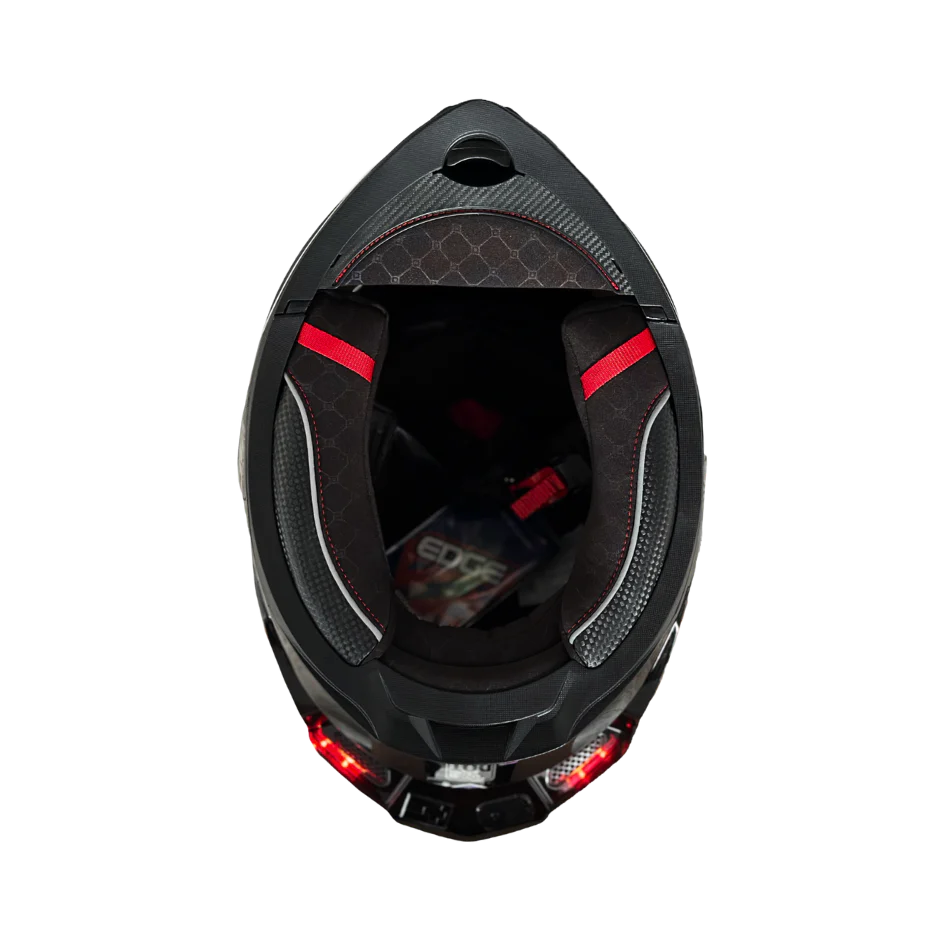 Casco EDGE Abatible Boston Sólido Negro Certificación DOT I ECE - Image 18