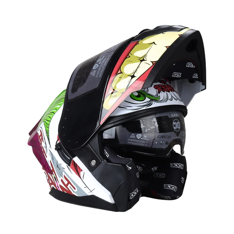 Casco DC Abatible Boston Joker Certificación DOT I ECE - Image 12