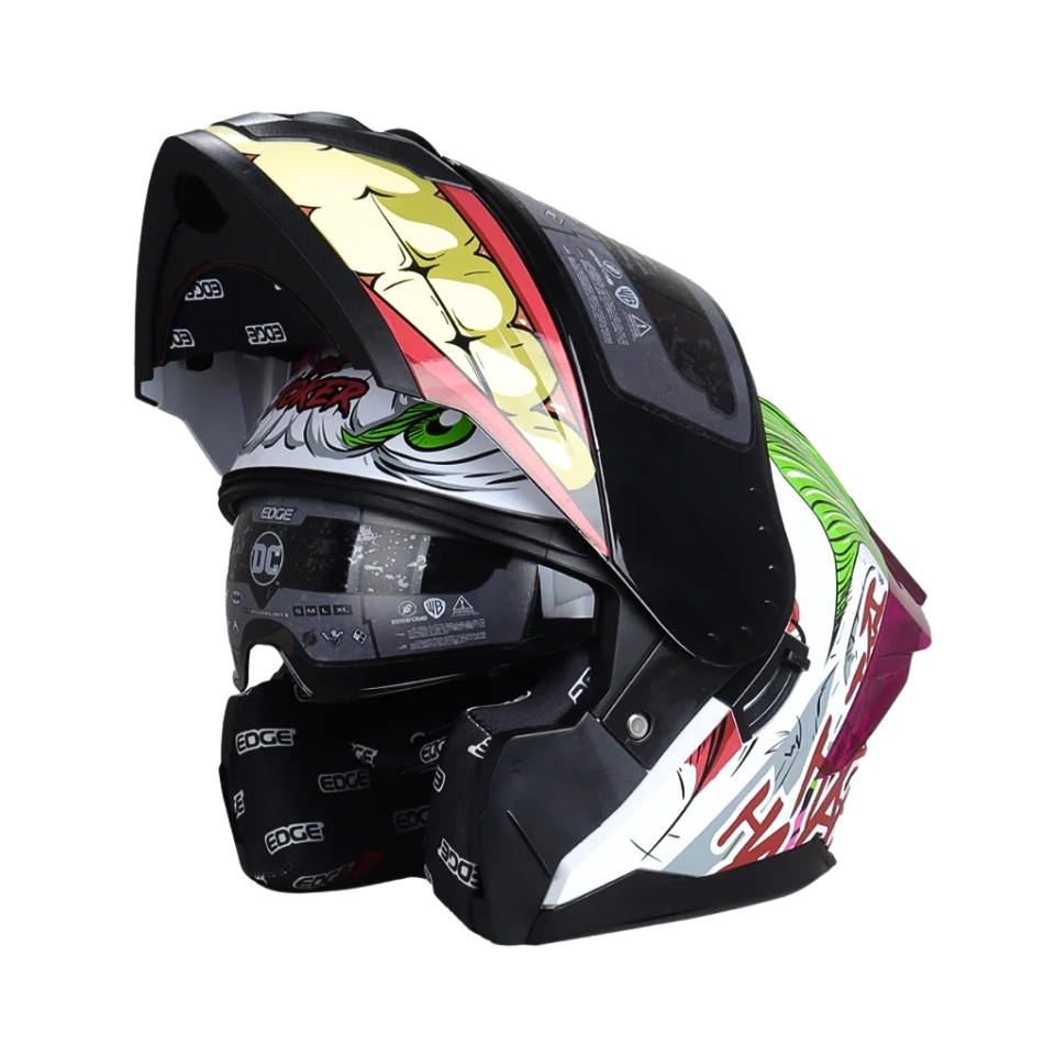 Casco DC Abatible Boston Joker Certificación DOT I ECE - Image 3