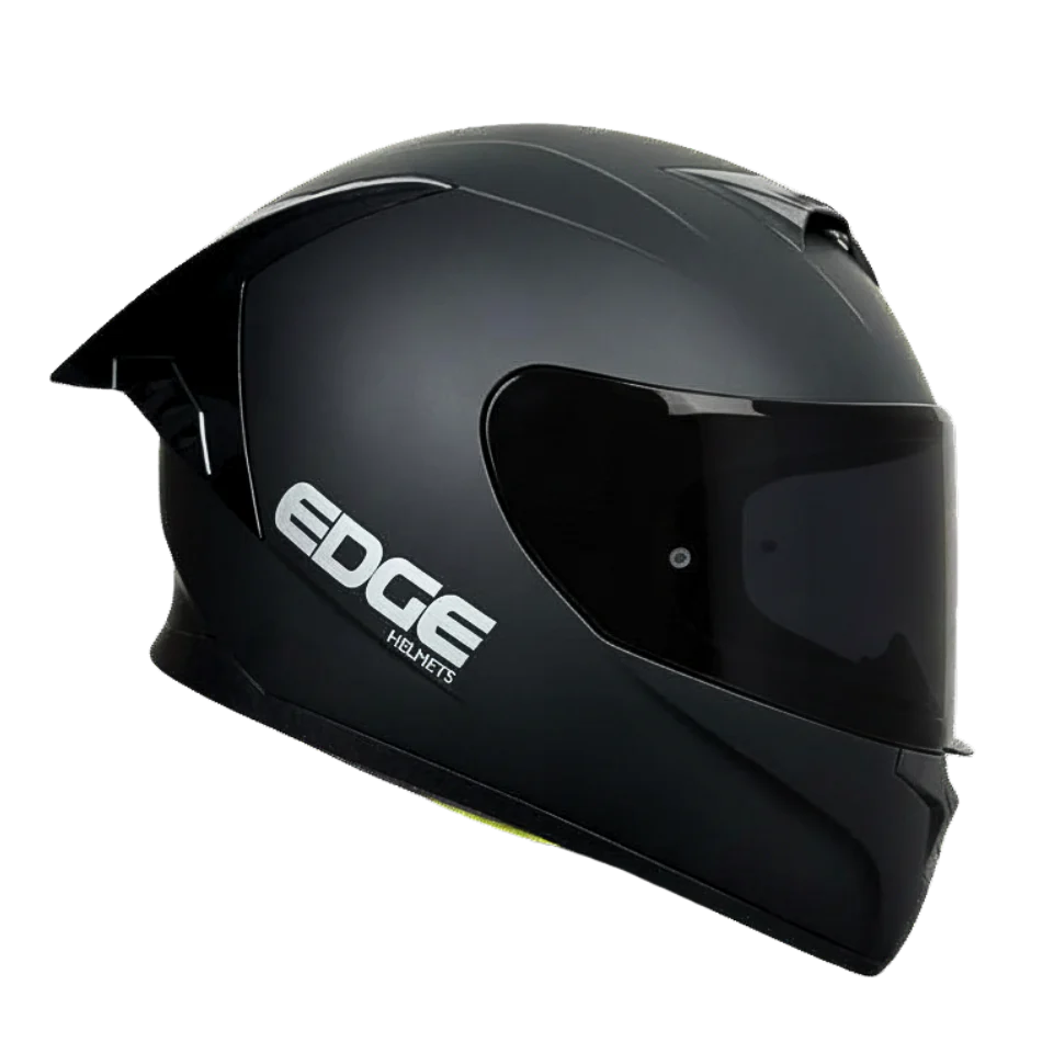 Casco EDGE Integral Racer Sólido Negro Certificación DOT - Image 14