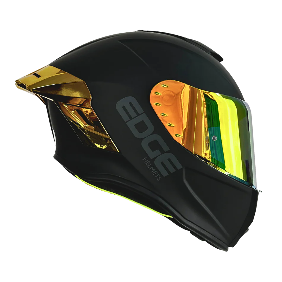 Casco EDGE Integral Shanghai Metalizado Dorado Certificación DOT I ECE - Image 14
