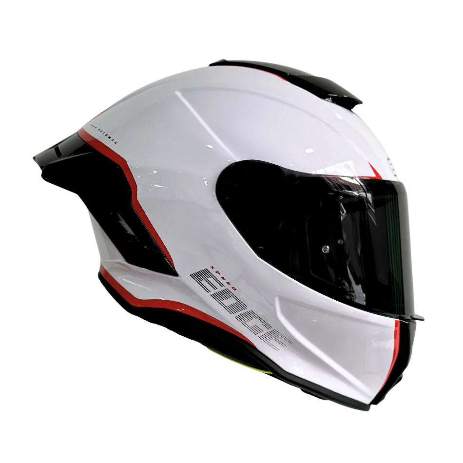 Casco EDGE Integral Shanghai Rush Blanco / Rojo DOT | ECE - Image 14