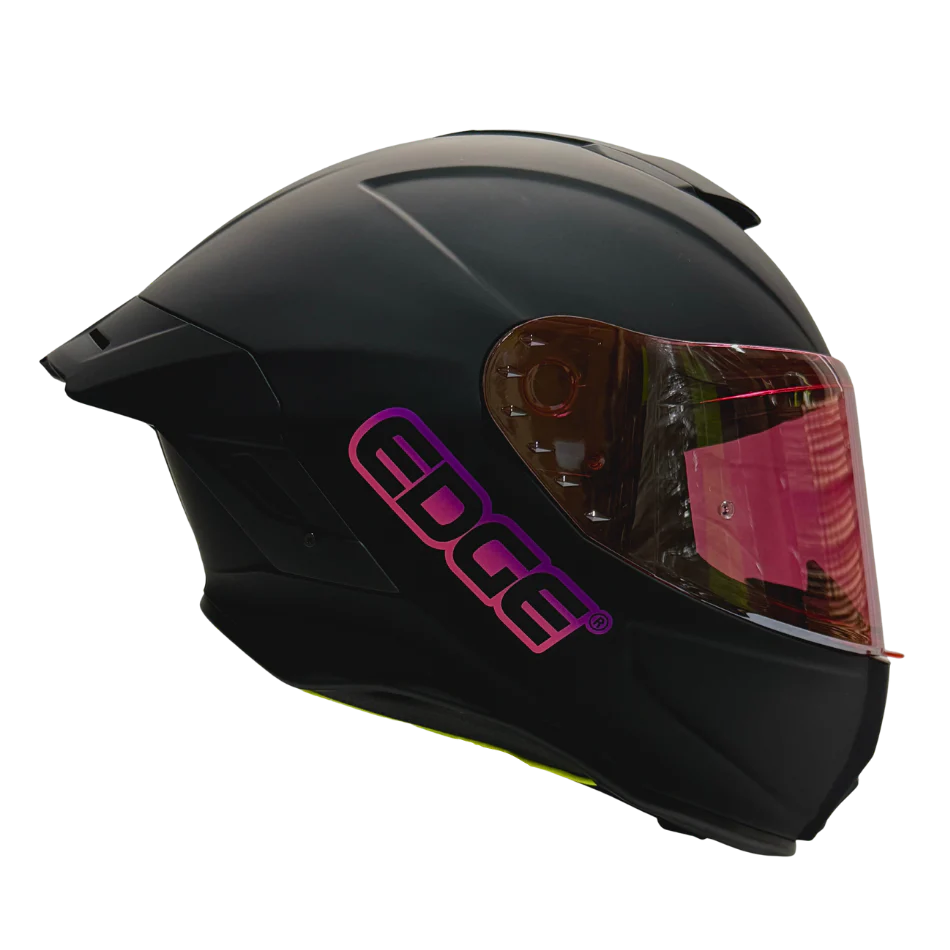 Casco EDGE Integral Shanghai Sólido Logo Rosa Certificación DOT I ECE - Image 10