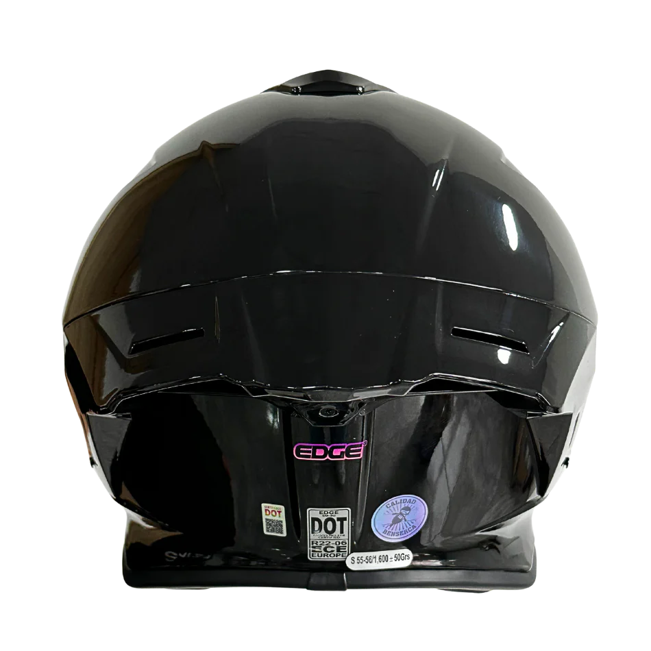 Casco EDGE Integral Shanghai Sólido Logo Rosa Certificación DOT I ECE - Image 7