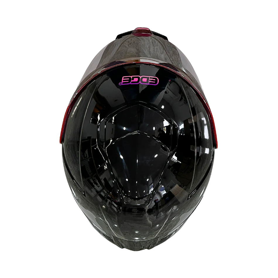 Casco EDGE Integral Shanghai Sólido Logo Rosa Certificación DOT I ECE - Image 8