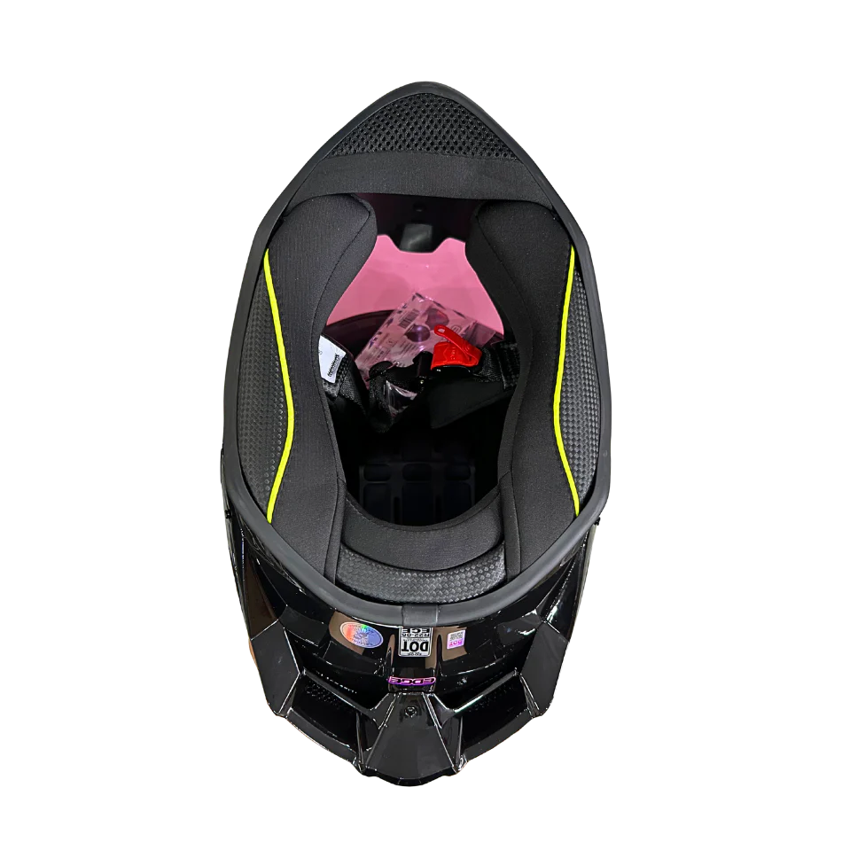 Casco EDGE Integral Shanghai Sólido Logo Rosa Certificación DOT I ECE - Image 9