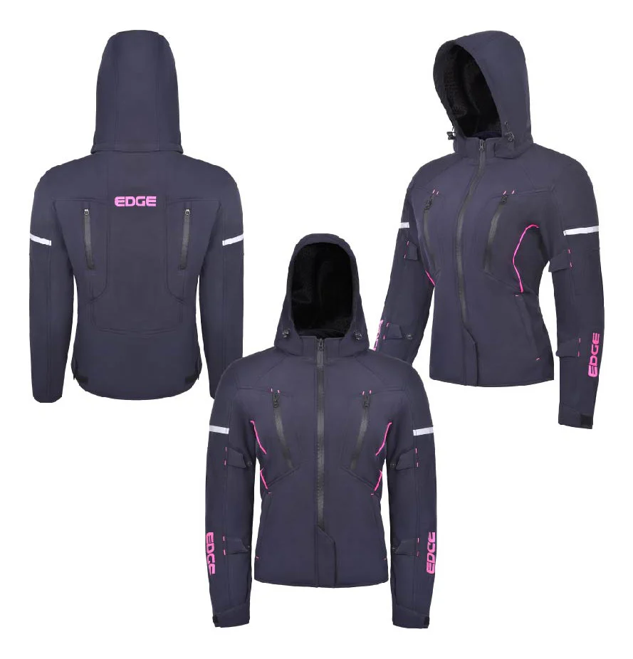 L - Chaqueta Edge Pro Series Azul / Rosa - Image 4