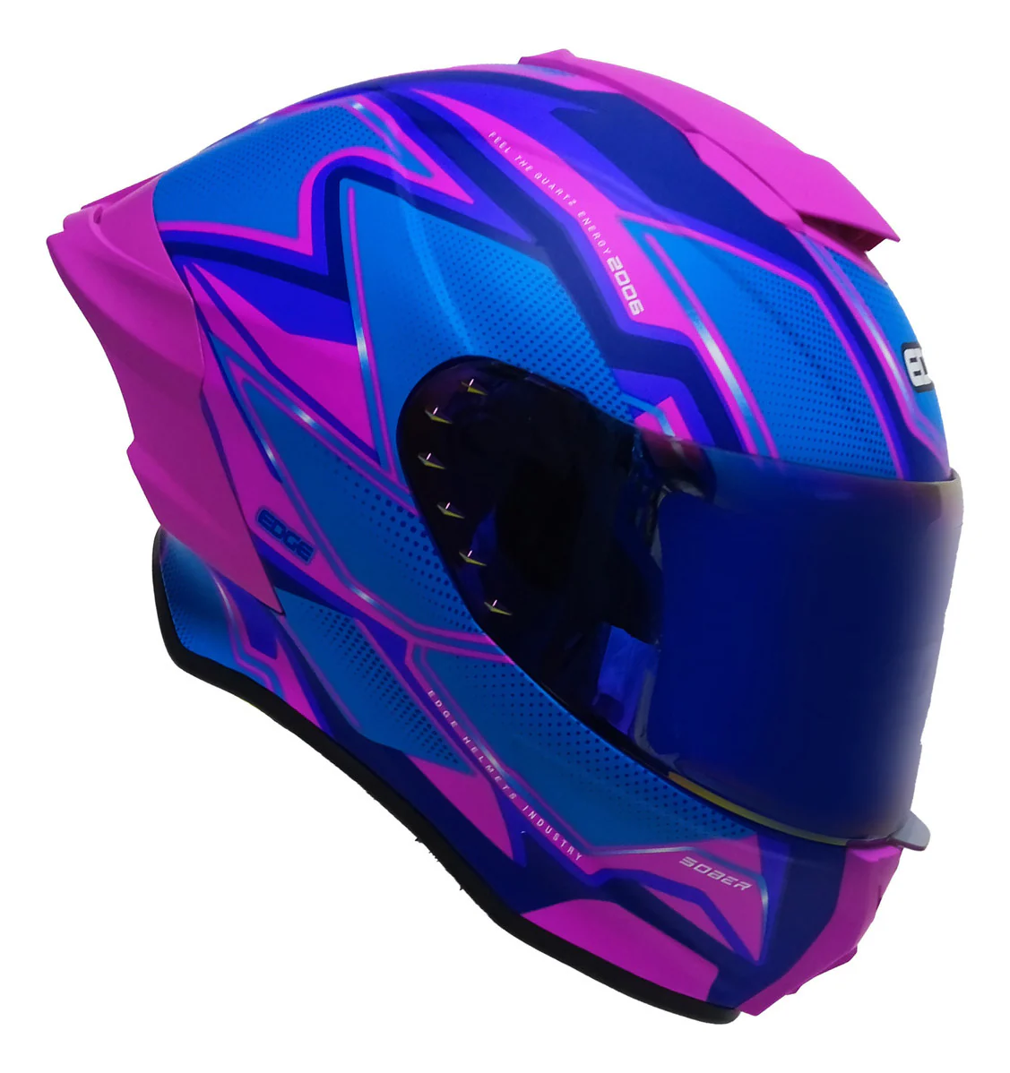 Casco Moto Edge Integral S. Q. Certificado Dot Y Ece 2206 - Image 5