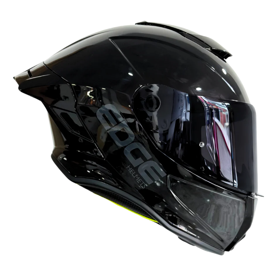 Casco EDGE Integral Shanghai Sólido Negro Certificación DOT I ECE - Image 11