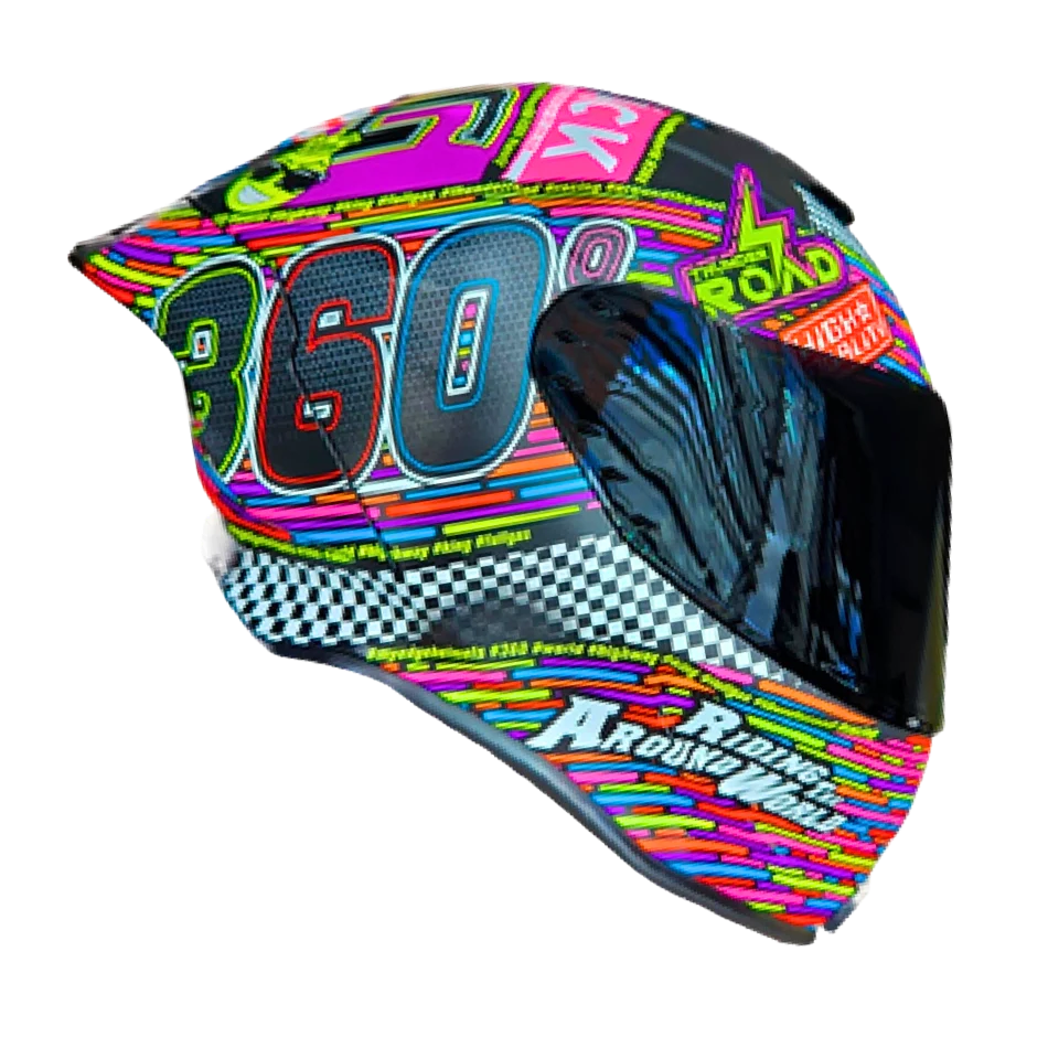 Casco EDGE Integral Shanghai Racing 360 Certificación DOT I ECE - Image 9